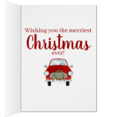 Red Car mit Weihnachtskranz (Innen (Rechts))