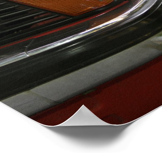 Red Car Poster (Ecke)