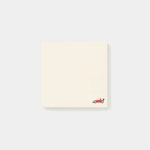 Red Car Racing Emoji Post-it Klebezettel