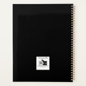 Red Car Racing Spiral Planner Notebook Planer (Rückseite)