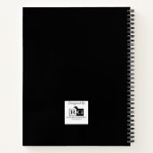 Red Car Racing Theme Spiral Notebook Notizblock (Rückseite)