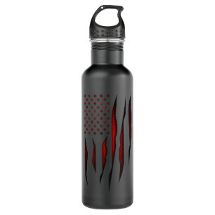 Red Carbon Fibre Onyx American Flag.png Edelstahlflasche