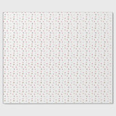 Red Cardinal Bird Christmas Geschenkpapier (Flach)