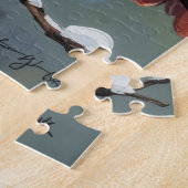 Red Cardinal Bird Couple Valentine's Gift Puzzle (Seite)