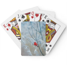 Red Cardinal in Winter Nature Foto von Christmas