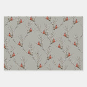 Red Cardinal Perched, wir haben Tree Branch Wrappi Geschenkpapier Set (Vorderseite 3)