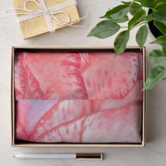 Red Carnation Custom 10lb Tissue Paper Seidenpapier (Geschenk)