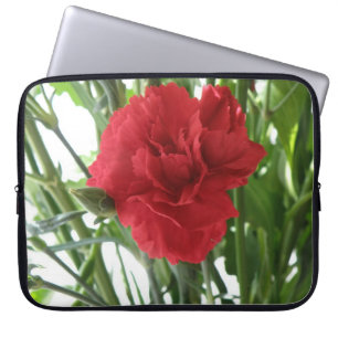 Red Carnation Laptop Bag Laptopschutzhülle