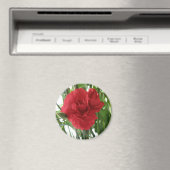 Red Carnation Magnet (In Situ (Geschirrspüler))