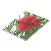 Red Carnation Notepad Notizblock (Rotiert)