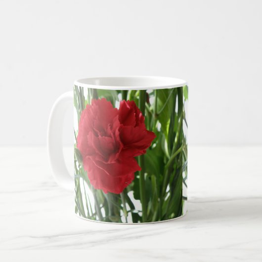 Red Carnation Tasse (Vorderseite Links)