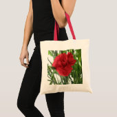 Red Carnation Tote Bag Tragetasche (Vorderseite (Produkt))