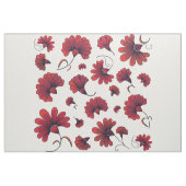 Red Carnation Vector Pattern Blume Stoff (Yard (91,4 cm))
