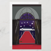 Red Carpet Celebrity Limo Briefpapier (Vorne/Hinten)