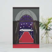 Red Carpet Celebrity Limo Briefpapier (Stehend Vorderseite)