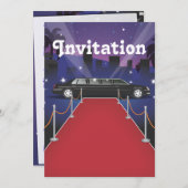 Red Carpet Celebrity Limo Einladung (Vorne/Hinten)