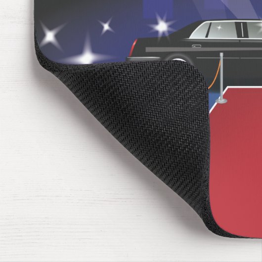 Red Carpet Celebrity Limo Mousepad (Ecke)