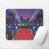 Red Carpet Celebrity Limo Mousepad (Mit Mouse)