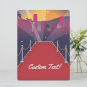 Red Carpet Celebrity Partys lade Einladung (Stehend Vorderseite)