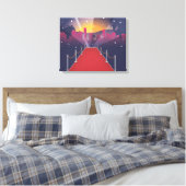 Red Carpet Celebrrity Leinwanddruck (Insitu (Schlafzimmer))