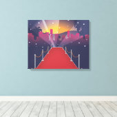 Red Carpet Celebrrity Leinwanddruck (Insitu (Holzboden))
