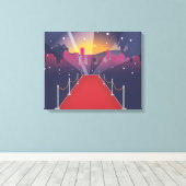 Red Carpet Celebrrity Leinwanddruck (Insitu (Holzboden))