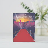 Red Carpet Celebrrity Postkarte (Stehend Vorderseite)