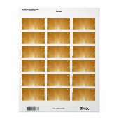 Red Carpet Hollywood Star Bat Mitzvah Blank Adressaufkleber (Vorne)