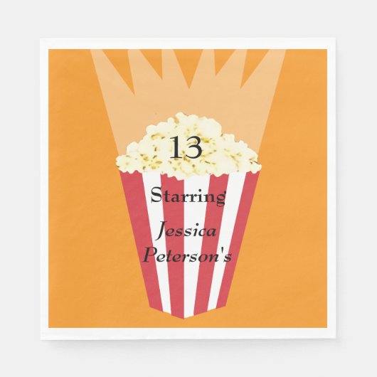 Red Carpet Premiere Geburtstag glamourös Movie Par Serviette (Vorderseite)