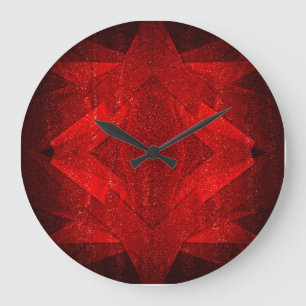 Red Carpet - Wall Clock Große Wanduhr