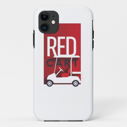 Red Cart Golf Mobile Case (Rückseite)