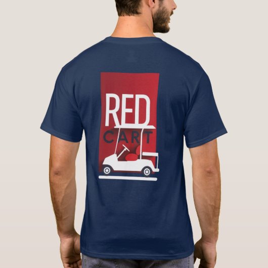 Red Cart Golf T - Shirt (Rückseite)