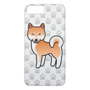 Red Cartoon Shiba Inu Case-Mate iPhone Hülle