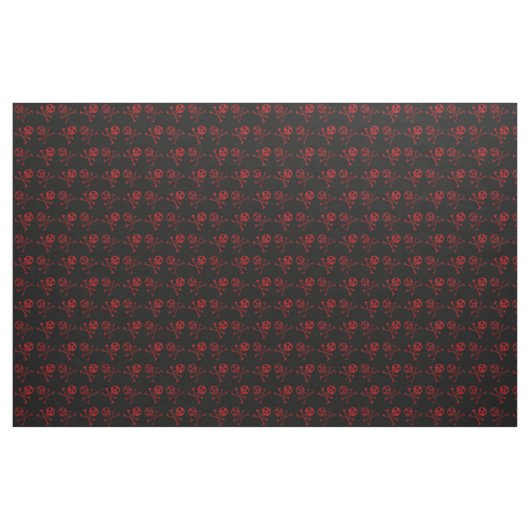 Red Cartoon Skull Pattern Stoff (Fat Quarter (45,7 x 55,9 cm))