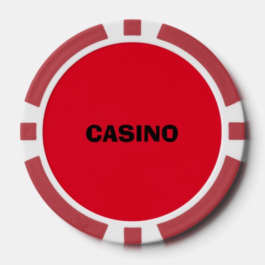 RED CASINO 500 WHITE POKER GEWINNT HOT POKERCHIPS (Vorderseite)