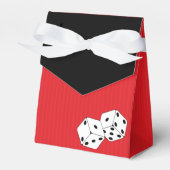 Red Casino Dice Poker Gastgeschenk Box Geschenkschachtel (Vorderseite)