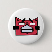 Red Cat Button (Vorderseite)