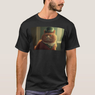 Red Cat wearing for celebrating St Patrics Day T-Shirt