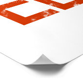 Red CCCP Hammer and Sickle Poster (Ecke)