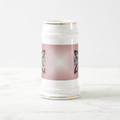 Red Celtic Art Bierglas (Mittel)