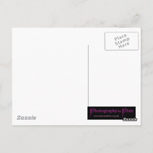 Red Celtic Heart Fraktal Pattern Postkarte (Rückseite)