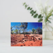 Red Center Postkarte (Stehend Vorderseite)