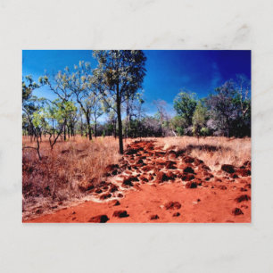 Red Center Postkarte
