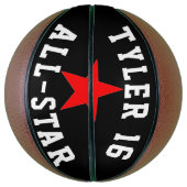 Red Center Star Basketball (Vertikal)
