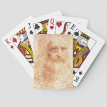 Red Chalk Leonardo da Vinci Selbstporträt