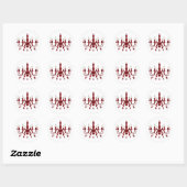 Red Chandelier ~ Stickers (Blatt)