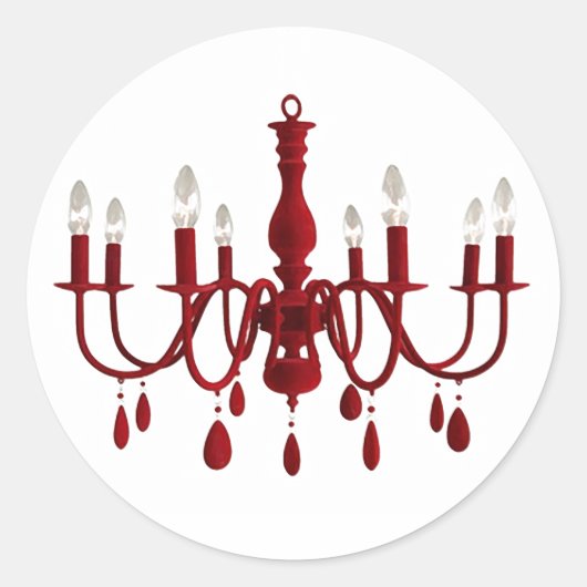 Red Chandelier ~ Stickers (Vorderseite)