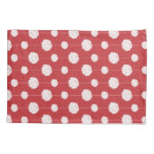 Red Cheerleader Pom Pom Muster Kissenbezug (Rückseite)