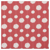 Red Cheerleader Pom Pom Muster Stoff (Muster)