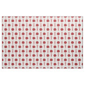 Red Cheerleader Pom Poms & Hearts Muster Stoff (Fat Quarter (45,7 x 55,9 cm))